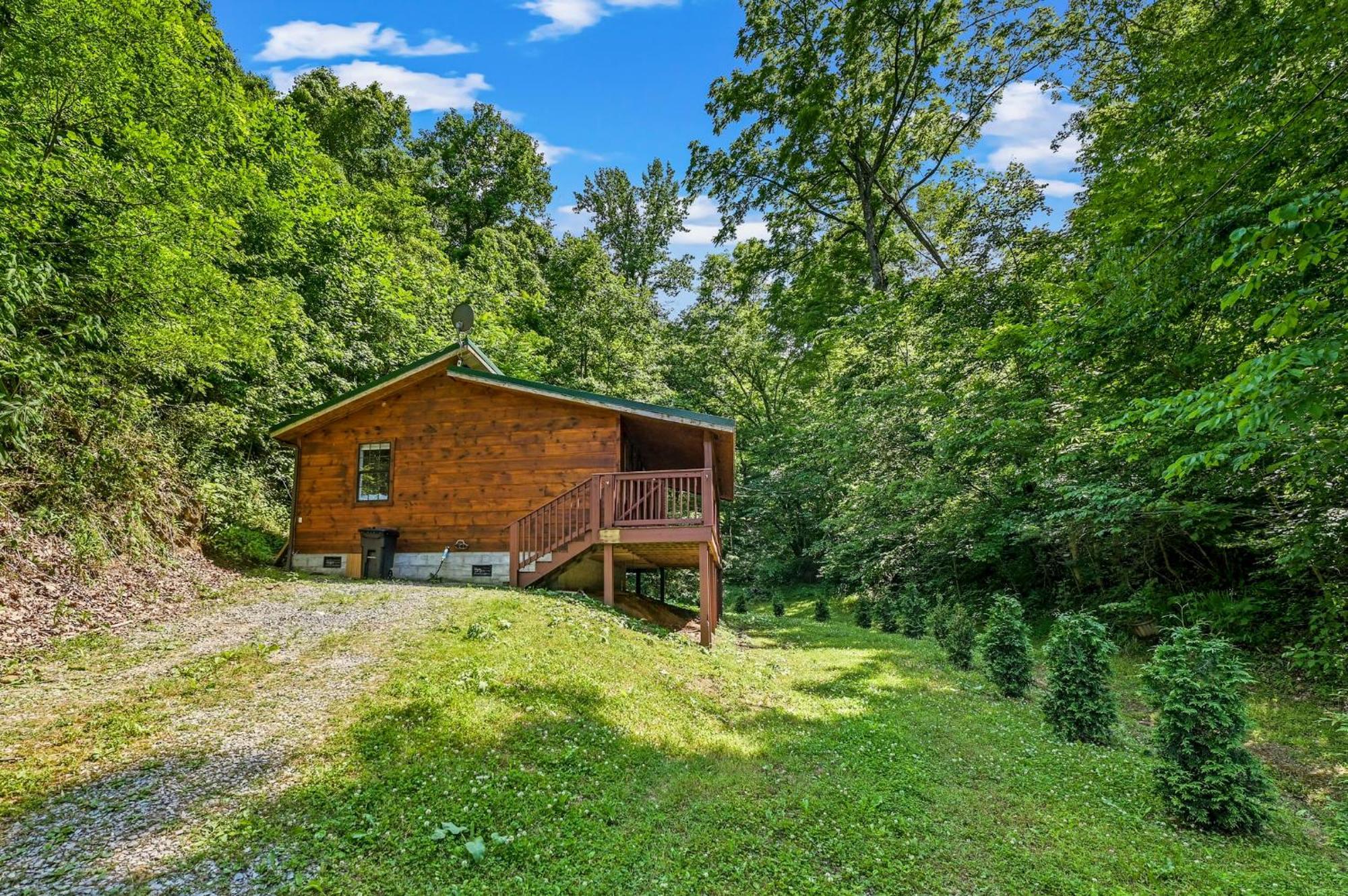 Smoky Mountains Hut Tub Cabin Dog Friendly Sevierville Luaran gambar